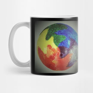 Color Swirl Grunge Mug